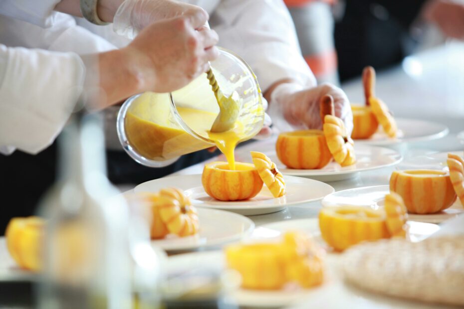 Confection de courges farcies