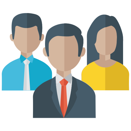 Trois employés